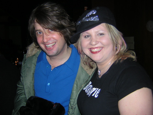 Oliver, owner of Happy Ending, with Mysterious D