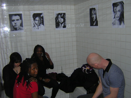 We even decorated the "massage rooms"