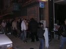 The line outside the door at Happy Ending