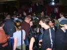 The crowd upstairs in the lounge
